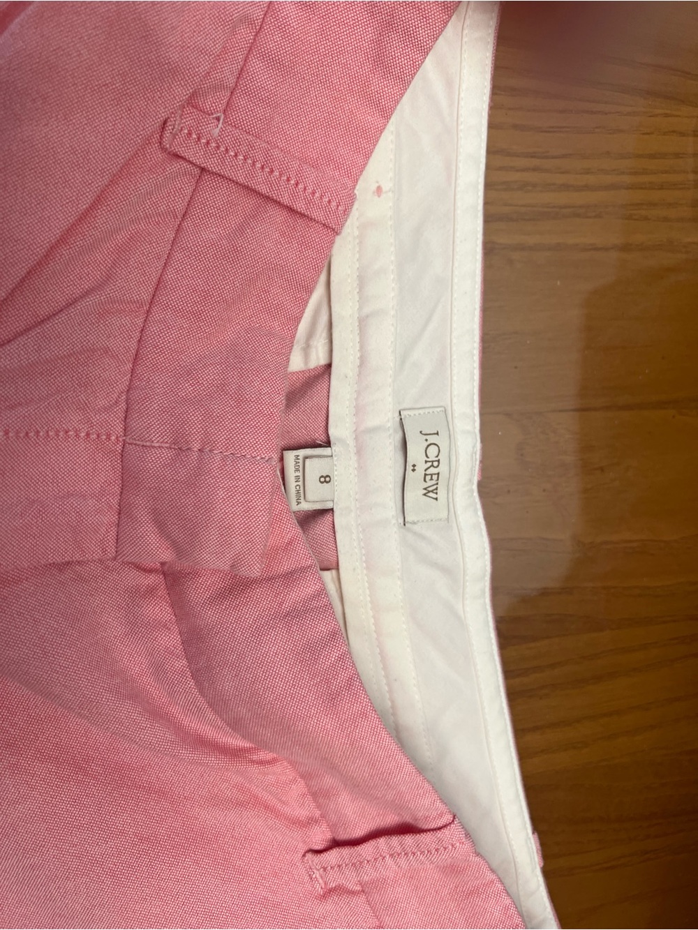 J. Crew Coral Pink Women's Casual Bermuda Shorts - Picture 3 of 3